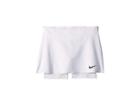 Nike Kids Power Tennis Skirt (little Kids/big Kids) (white/white/black) Girl's Skirt