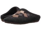 Haflinger Splash (charcoal) Women's Slippers