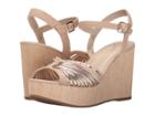Seychelles Mind (nude/rose Gold) Women's Wedge Shoes