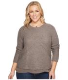 Lucky Brand Plus Size Nico Sweater (mink) Women's Sweatshirt