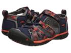 Keen Kids Seacamp Ii Cnx (toddler/little Kid) (dress Blues/spicy Orange) Boys Shoes