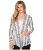 Nic+zoe Covered Up 4-way Cardy (multi) Women's Sweater