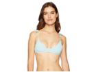 L*space Ridin' High Ribbed Daisy Top (light Turquoise) Women's Swimwear