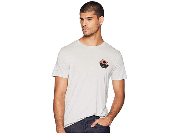 Rvca Bruce Tee (warm Grey) Men's T Shirt