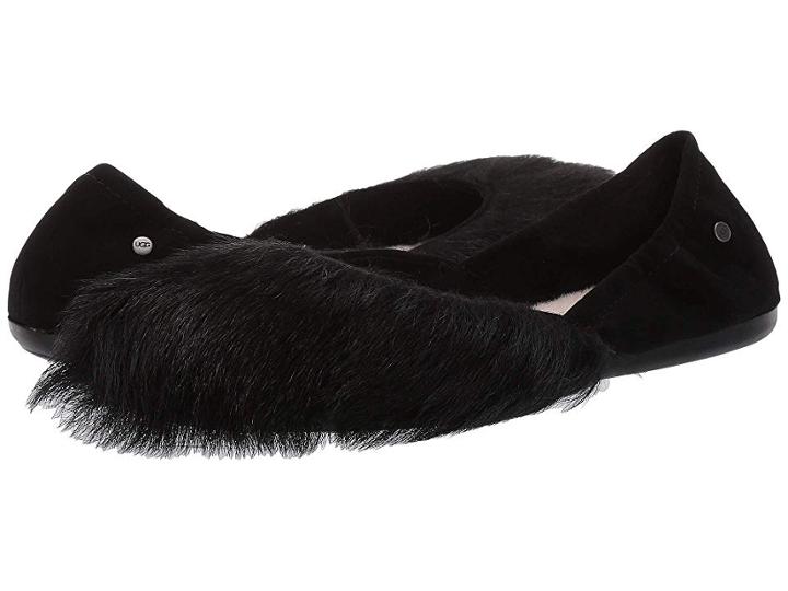 Ugg Jeanie Fluff Flat (black) Women's Boots