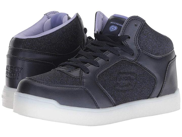 Skechers Kids Energy Lights 10940l (little Kid/big Kid) (navy) Girl's Shoes