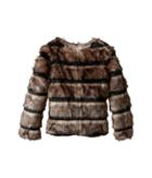 Appaman Kids Faux Fur Coat (toddler/little Kids/big Kids) (wolf Grey) Girl's Coat