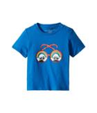 Stella Mccartney Kids Chuckle Rainbow Sunglasses Tee (infant) (blue) Girl's T Shirt