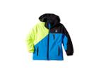 Spyder Kids Ambush Jacket (toddler/little Kids/big Kids) (french Blue/bryte Yellow/black) Boy's Coat