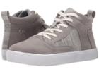 Toms Camila High Sneaker (grey Suede Textured Woven) Women's Lace Up Casual Shoes