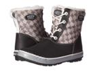 Keen Kids Elsa Boot Wp (little Kid/big Kid) (black/houndstooth) Kids Shoes