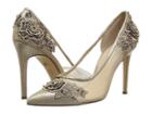 Nina Donela (taupe Reflective Suedette) High Heels