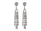 Kenneth Jay Lane 1009egmc Earrings (gunmetal/crystal) Earring