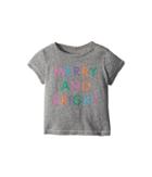 Peek Merry And Bright Tee (infant) (grey Heather) Girl's T Shirt
