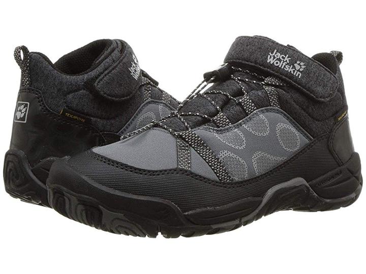 Jack Wolfskin Kids Jungle Gym Texapore Mid (toddler/little Kid/big Kid) (wolf) Kids Shoes