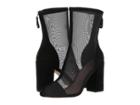 Avec Les Filles Rita (black Mesh/suede) Women's Dress Zip Boots