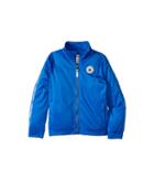 Converse Kids Warmup Wordmark Jacket (toddler/little Kids) (laser Blue) Boy's Coat