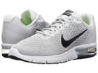 Nike Air Max Sequent 2 (pure Platinum/black/cool Grey/wolf Grey) Men's Running Shoes