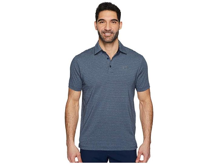 Under Armour Golf Ua Playoff Polo (academy/academy/rhino Gray) Men's Short Sleeve Knit