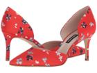 Nine West Mossiel D'orsay Pump (red Multi Fabric) Women's Shoes