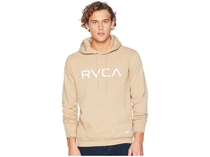 Rvca Big Rvca Hoodie (khaki) Men's Clothing