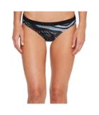 Nike Geo Aftershock Bikini Bottom (black) Women's Swimwear