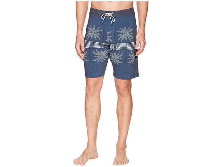 Vissla Coconut Grove Four-way Stretch Boardshorts (dark Denim) Men's Swimwear