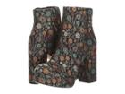 Sam Edelman Azra (black Multi Decorative Floral Brocade) Women's Dress Zip Boots