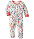 Joules Kids All Over Printed Footie (infant) (beach Ditsy) Girl's Jumpsuit & Rompers One Piece