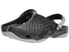 Crocs Swiftwater Deck Clog (black/light Grey) Men's Clog/mule Shoes