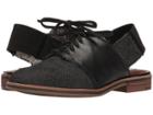 Ed Ellen Degeneres Lavanah (black/denim Leather) Women's Lace Up Casual Shoes