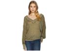 Free People South Side Thermal (moss) Women's Clothing