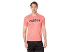 Adidas Designed To Move Big Logo Tee (scarlet/black) Men's T Shirt