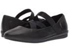 Hush Puppies Meree Madrine (black Leather) Women's Flat Shoes
