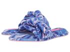 Lilly Pulitzer Shoreline Slipper (coastal Blue) Women's Slippers