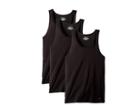 Tommy Hilfiger Cotton Classics 3-pack Slim Fit Jersey Tank Top (black) Men's Underwear