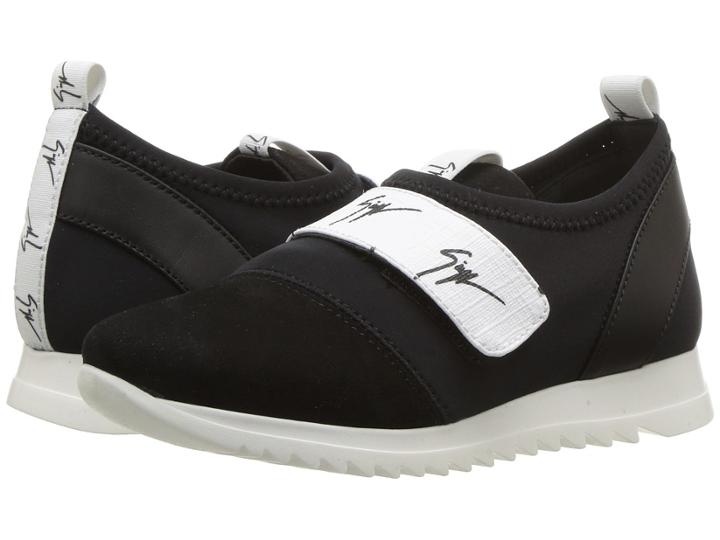 Giuseppe Zanotti Kids Singles Sneaker (toddler/little Kid) (black/white) Kid's Shoes