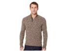 Royal Robbins Oban Button Mock (chocolate) Men's Sweater
