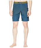 O'neill Hyperfreak Sketchy Superfreak Series Boardshorts (dark Blue) Men's Swimwear