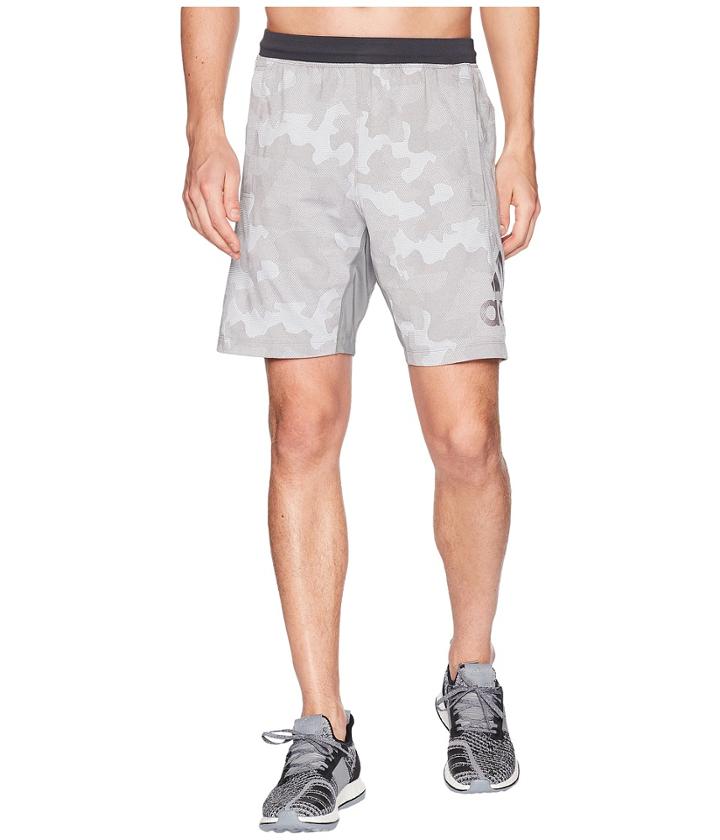 Adidas Camo Hype Shorts (grey Three/white) Men's Shorts