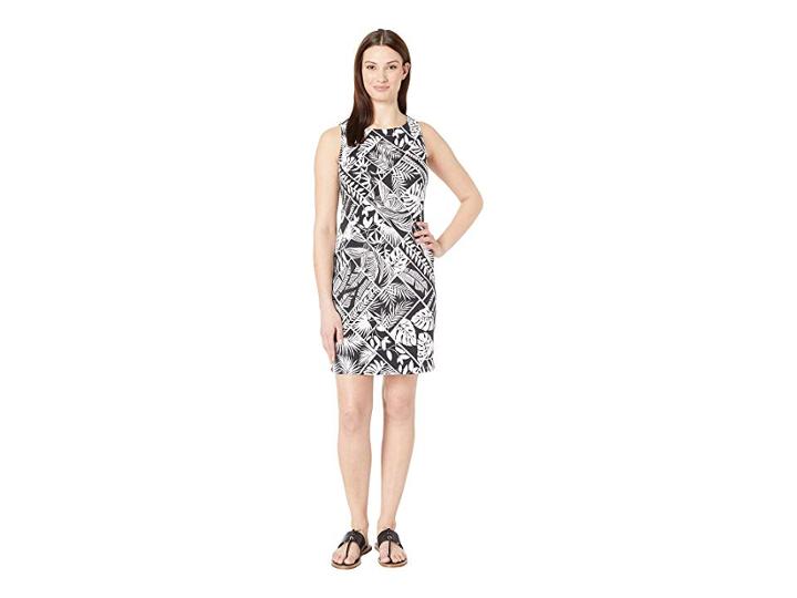 Tommy Bahama Frond Of A Frond Sheath Dress (black) Women's Dress