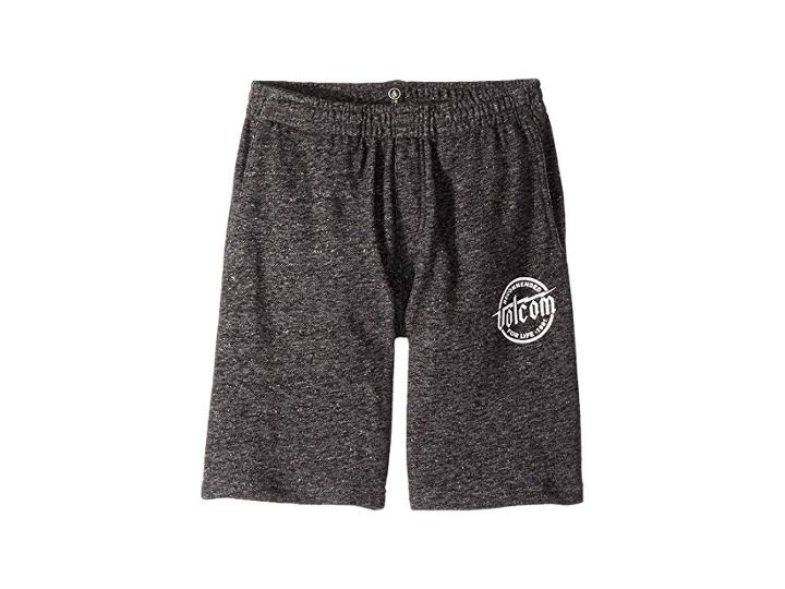 Volcom Kids Downtime Shorts (big Kids) (black) Boy's Shorts