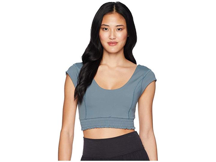 Free People Movement Starlight Crop Top (light Green) Women's Clothing