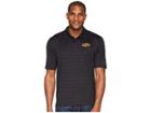 Champion College Oklahoma State Cowboys Textured Solid Polo (black) Men's Short Sleeve Pullover