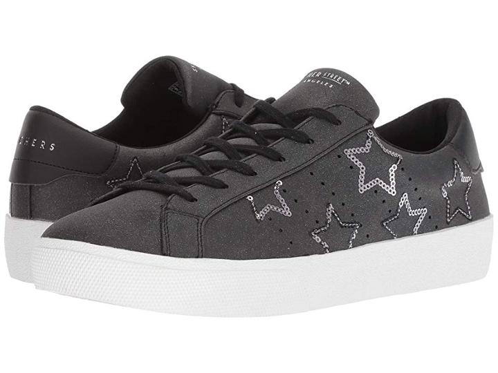 Skechers Street Aura (black) Women's Shoes