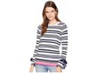 Joules Myanna Tie Sleeve Sweater (bircham Stripe) Women's Sweater