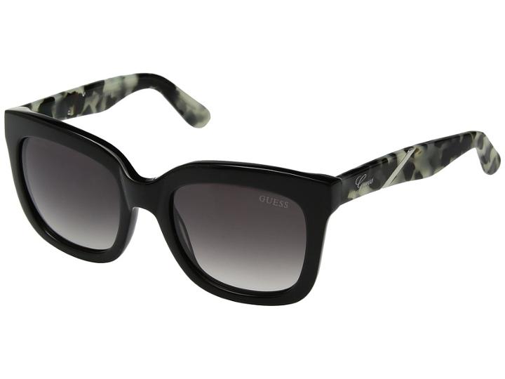 Guess Gu7342 (black/gradient Smoke Lens) Fashion Sunglasses