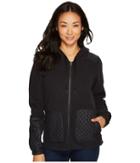 Columbia Warm Up Hooded Fleece Full Zip (black) Women's Sweatshirt