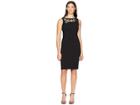 Calvin Klein Embellished Sheath Dress Cd8c16ra (black) Women's Dress