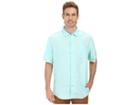 Tommy Bahama Sea Glass Breezer S/s Camp Shirt (lawn Chair) Men's Clothing